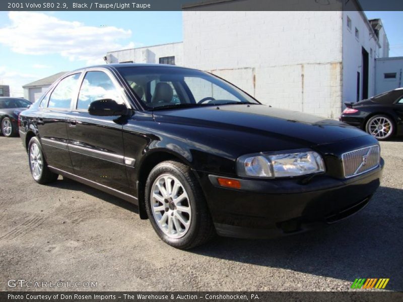Black / Taupe/Light Taupe 2001 Volvo S80 2.9