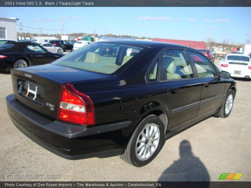 Black / Taupe/Light Taupe 2001 Volvo S80 2.9