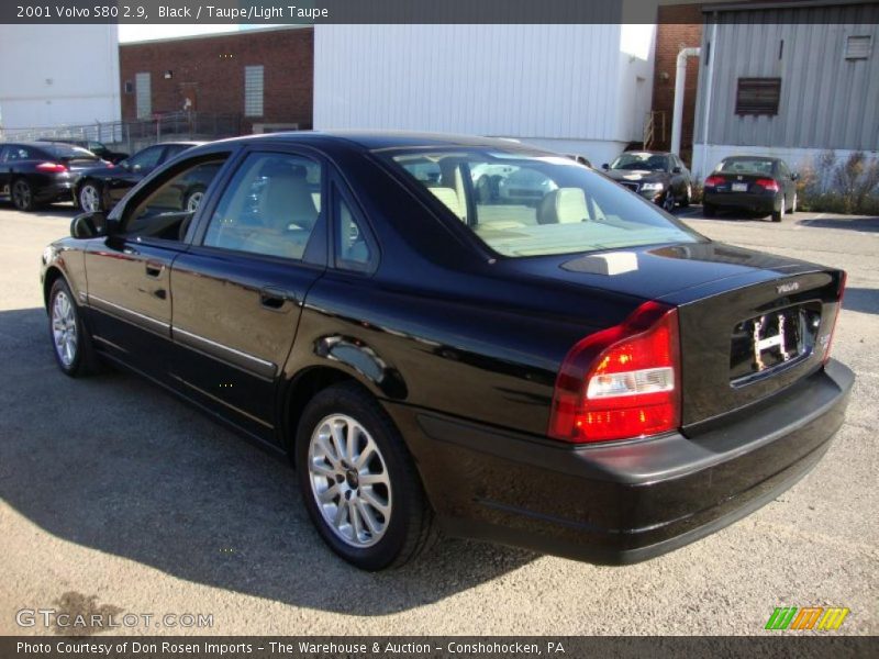 Black / Taupe/Light Taupe 2001 Volvo S80 2.9