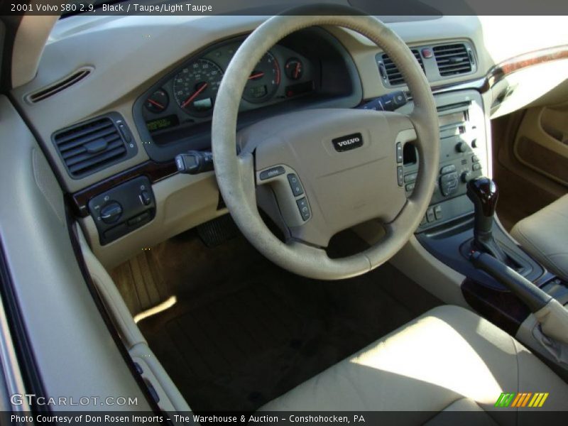 Black / Taupe/Light Taupe 2001 Volvo S80 2.9