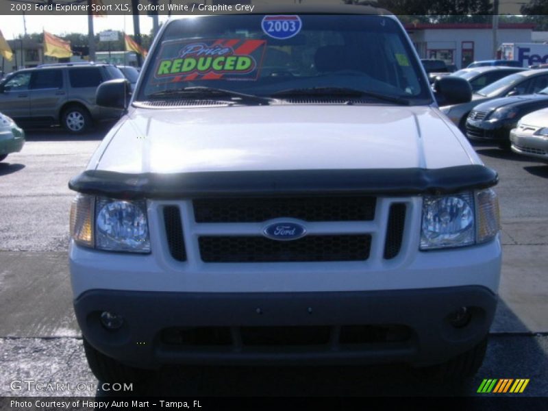 Oxford White / Graphite Grey 2003 Ford Explorer Sport XLS