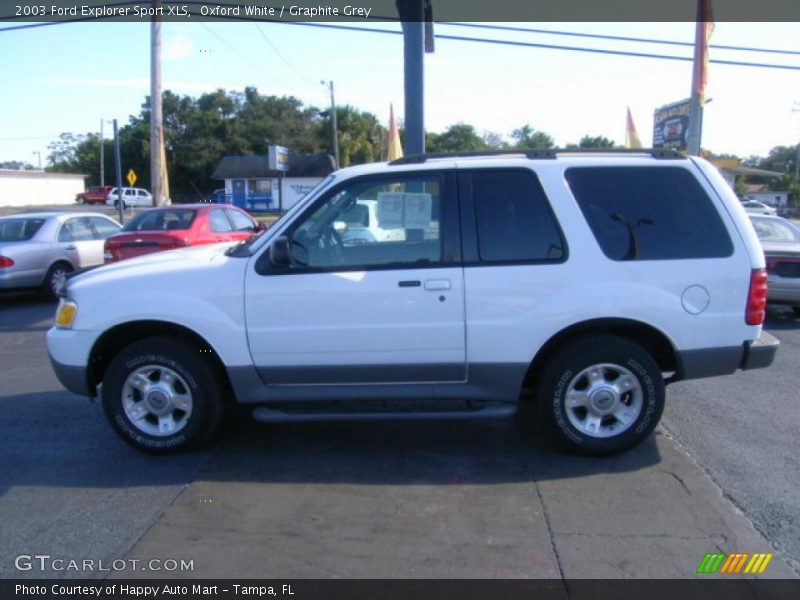 Oxford White / Graphite Grey 2003 Ford Explorer Sport XLS