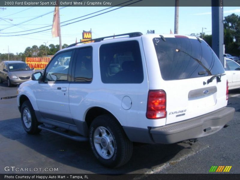 Oxford White / Graphite Grey 2003 Ford Explorer Sport XLS