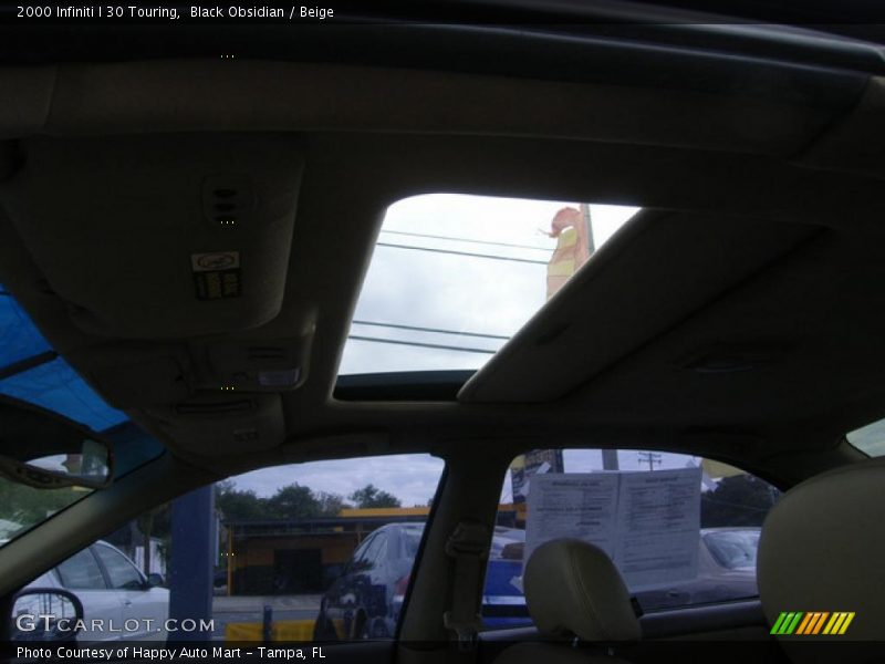 Black Obsidian / Beige 2000 Infiniti I 30 Touring