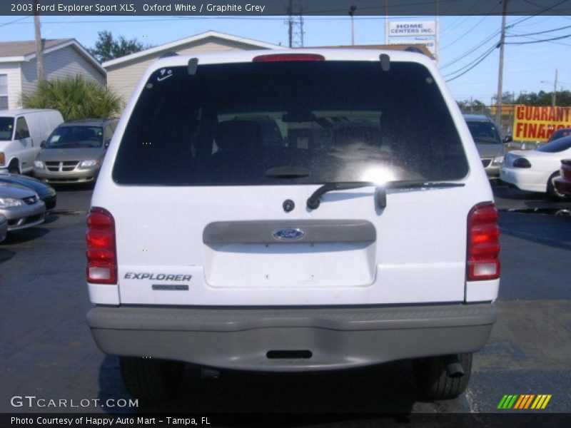 Oxford White / Graphite Grey 2003 Ford Explorer Sport XLS