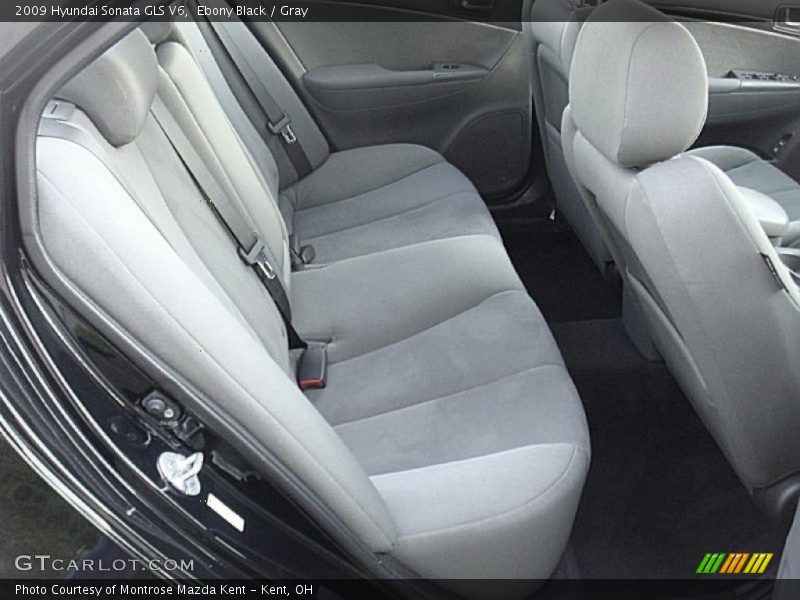 Ebony Black / Gray 2009 Hyundai Sonata GLS V6