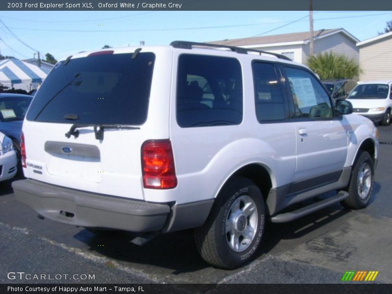 Oxford White / Graphite Grey 2003 Ford Explorer Sport XLS