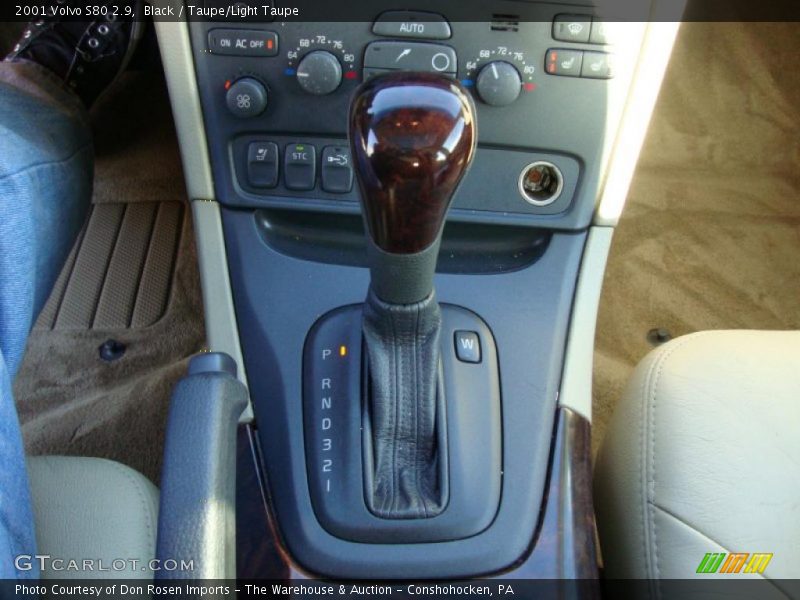 Black / Taupe/Light Taupe 2001 Volvo S80 2.9