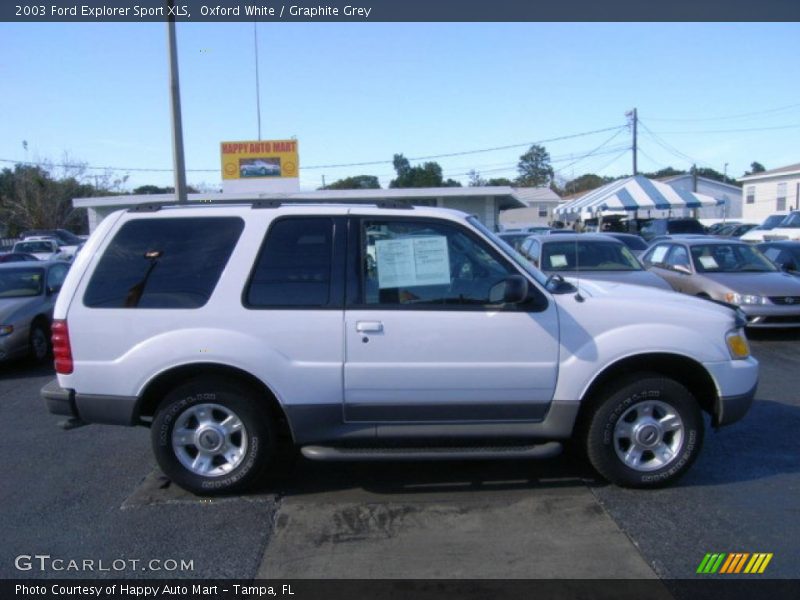 Oxford White / Graphite Grey 2003 Ford Explorer Sport XLS