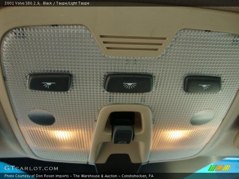 Black / Taupe/Light Taupe 2001 Volvo S80 2.9