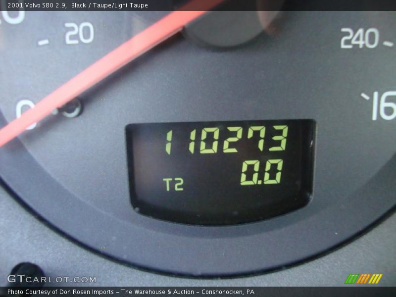 Black / Taupe/Light Taupe 2001 Volvo S80 2.9