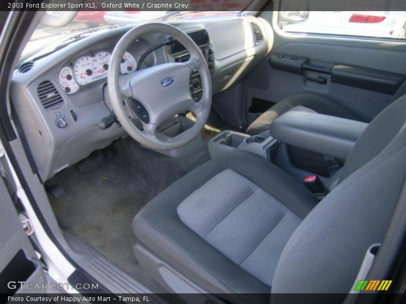 Oxford White / Graphite Grey 2003 Ford Explorer Sport XLS