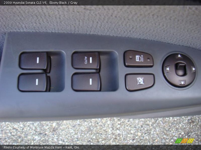 Ebony Black / Gray 2009 Hyundai Sonata GLS V6