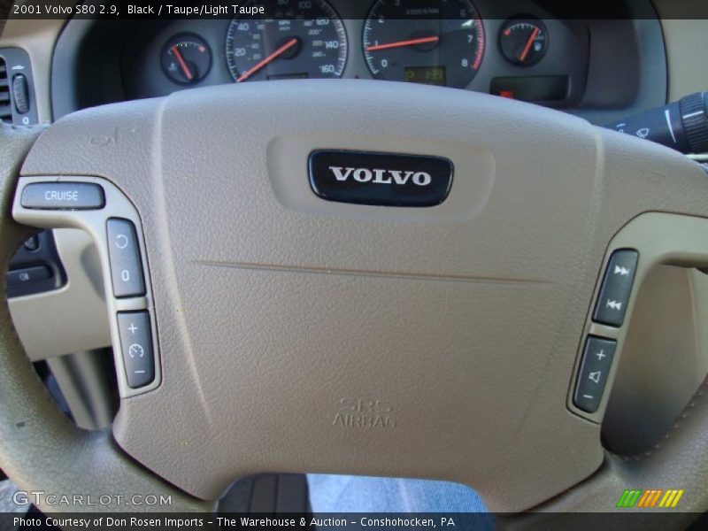 Black / Taupe/Light Taupe 2001 Volvo S80 2.9
