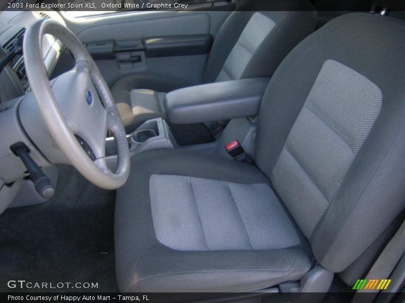 Oxford White / Graphite Grey 2003 Ford Explorer Sport XLS