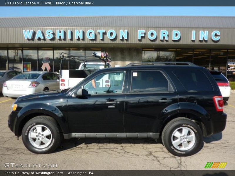 Black / Charcoal Black 2010 Ford Escape XLT 4WD