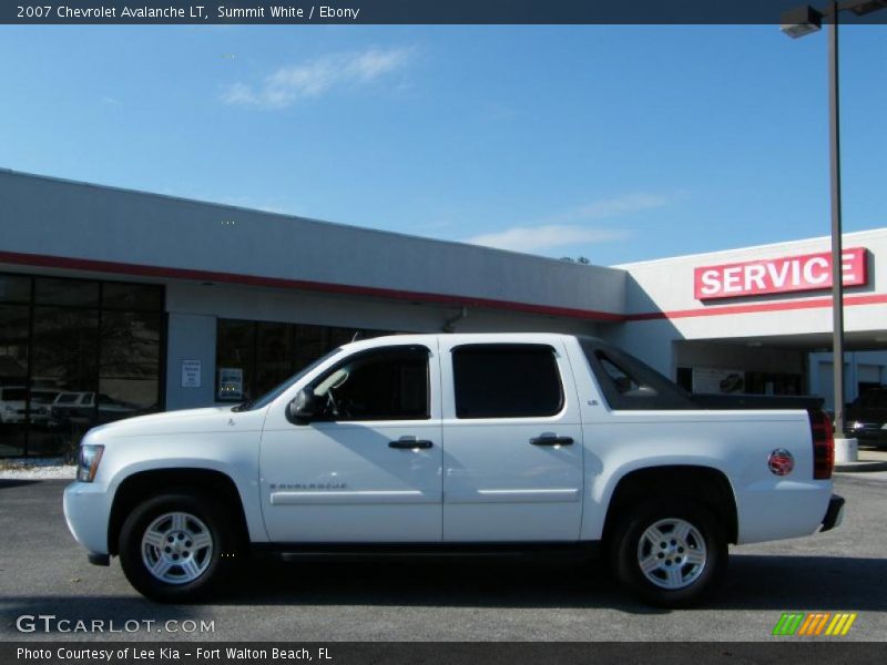 Summit White / Ebony 2007 Chevrolet Avalanche LT