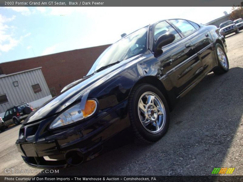 Black / Dark Pewter 2003 Pontiac Grand Am GT Sedan