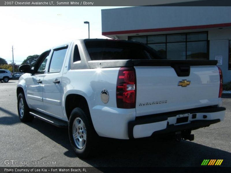 Summit White / Ebony 2007 Chevrolet Avalanche LT