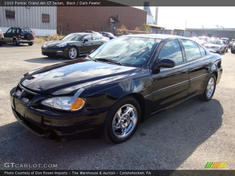 Black / Dark Pewter 2003 Pontiac Grand Am GT Sedan