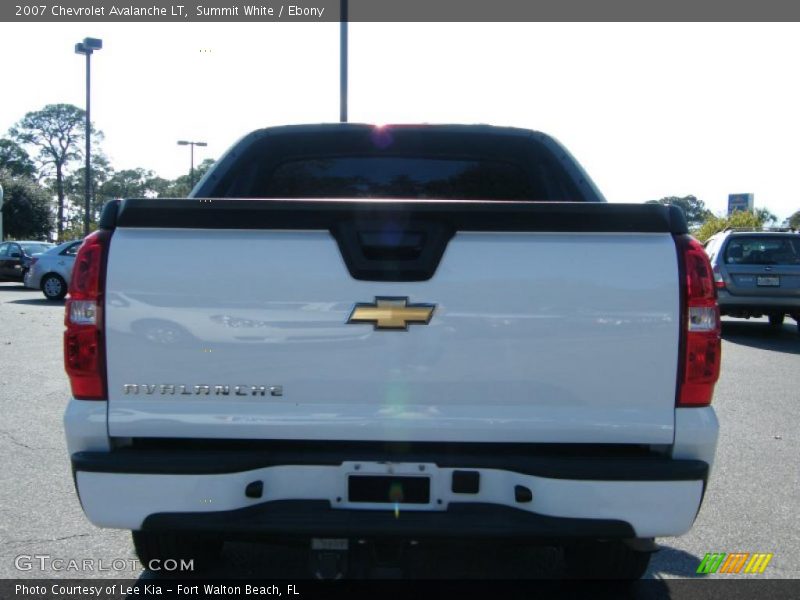 Summit White / Ebony 2007 Chevrolet Avalanche LT
