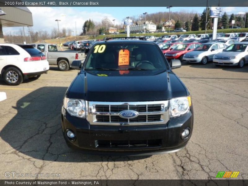 Black / Charcoal Black 2010 Ford Escape XLT 4WD