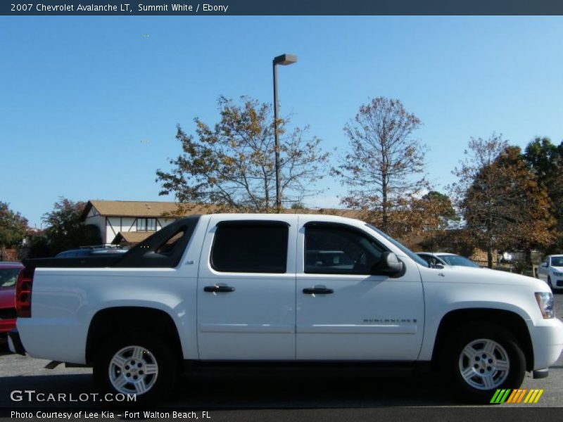 Summit White / Ebony 2007 Chevrolet Avalanche LT