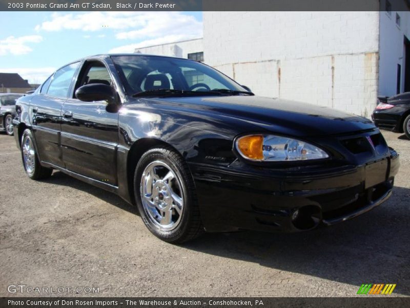Black / Dark Pewter 2003 Pontiac Grand Am GT Sedan