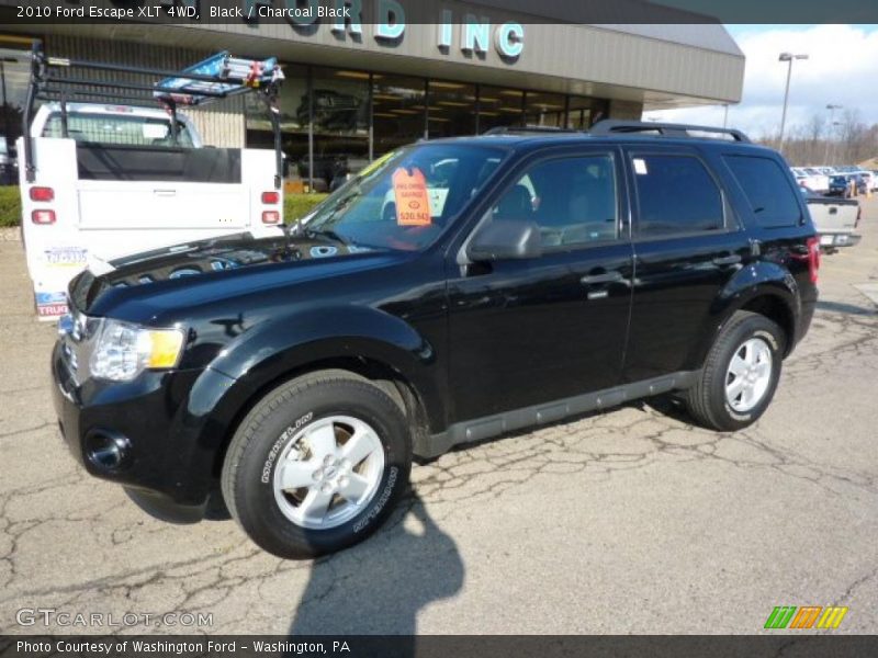 Black / Charcoal Black 2010 Ford Escape XLT 4WD