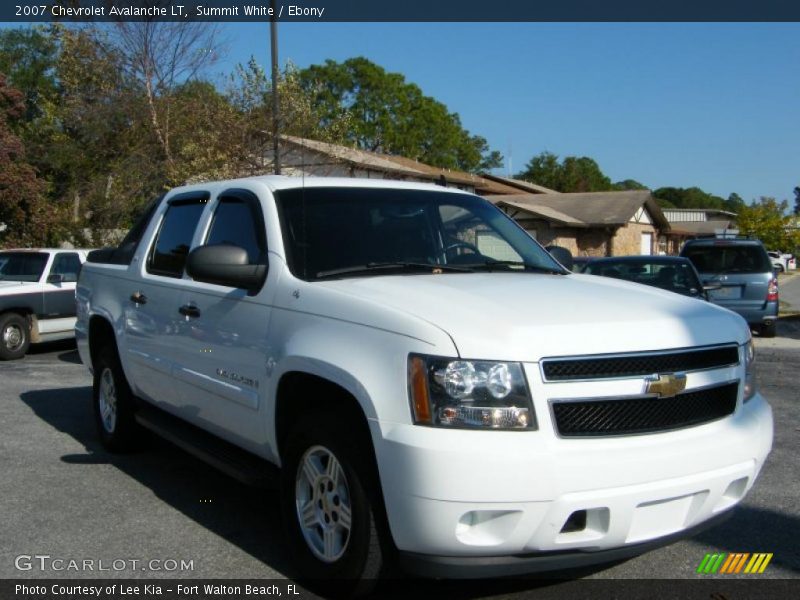 Summit White / Ebony 2007 Chevrolet Avalanche LT