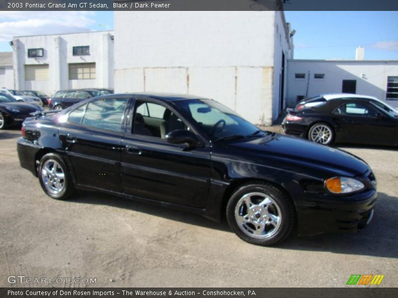 Black / Dark Pewter 2003 Pontiac Grand Am GT Sedan