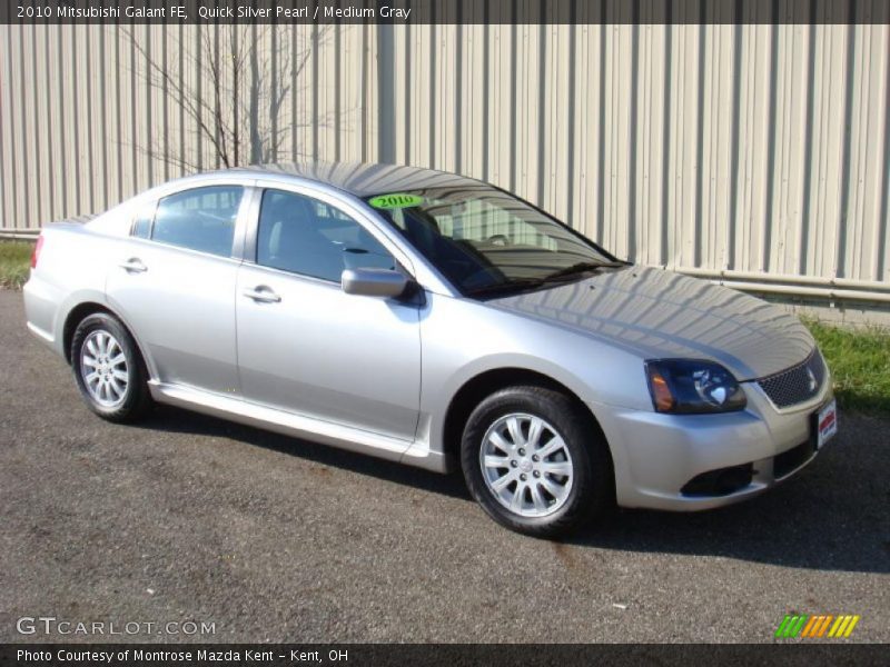 Quick Silver Pearl / Medium Gray 2010 Mitsubishi Galant FE