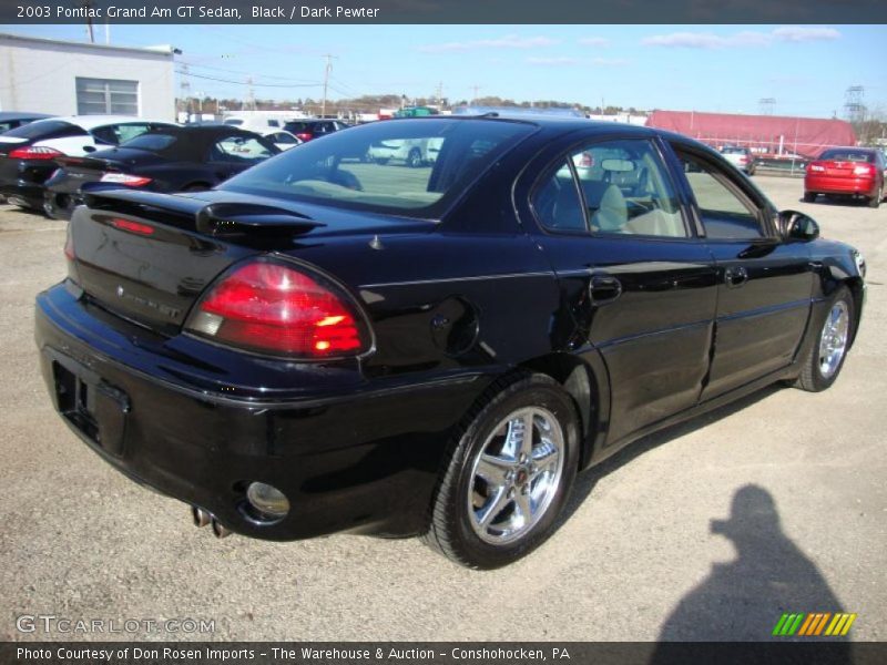 Black / Dark Pewter 2003 Pontiac Grand Am GT Sedan