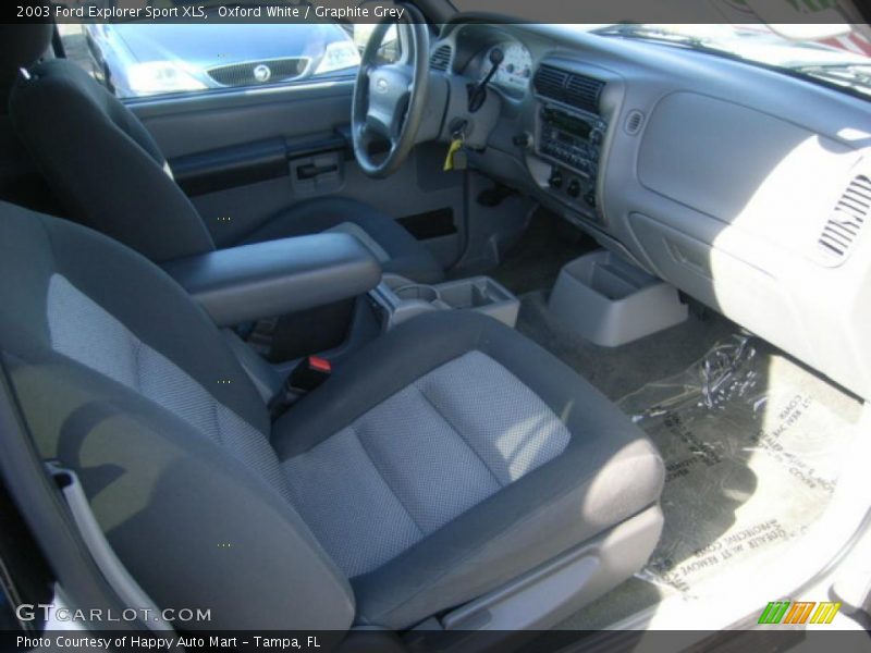 Oxford White / Graphite Grey 2003 Ford Explorer Sport XLS