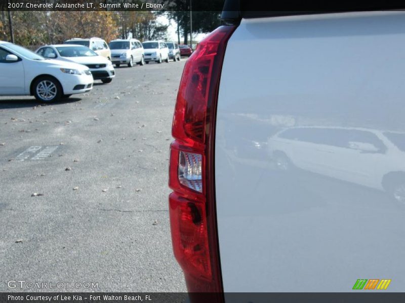 Summit White / Ebony 2007 Chevrolet Avalanche LT