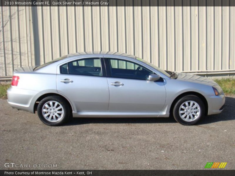 Quick Silver Pearl / Medium Gray 2010 Mitsubishi Galant FE