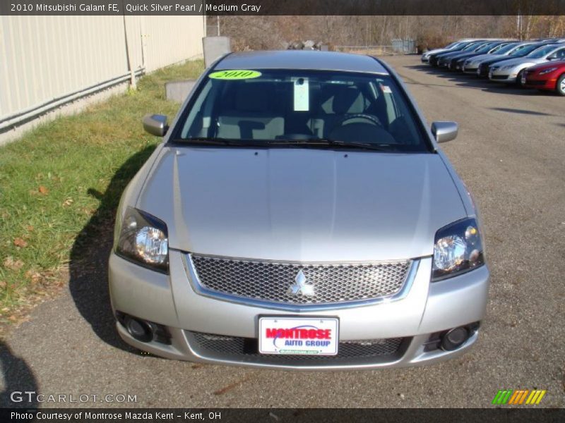 Quick Silver Pearl / Medium Gray 2010 Mitsubishi Galant FE