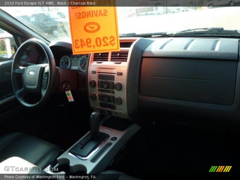 Black / Charcoal Black 2010 Ford Escape XLT 4WD