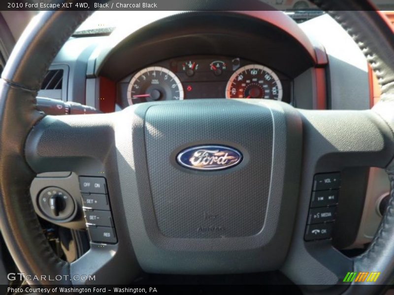 Black / Charcoal Black 2010 Ford Escape XLT 4WD