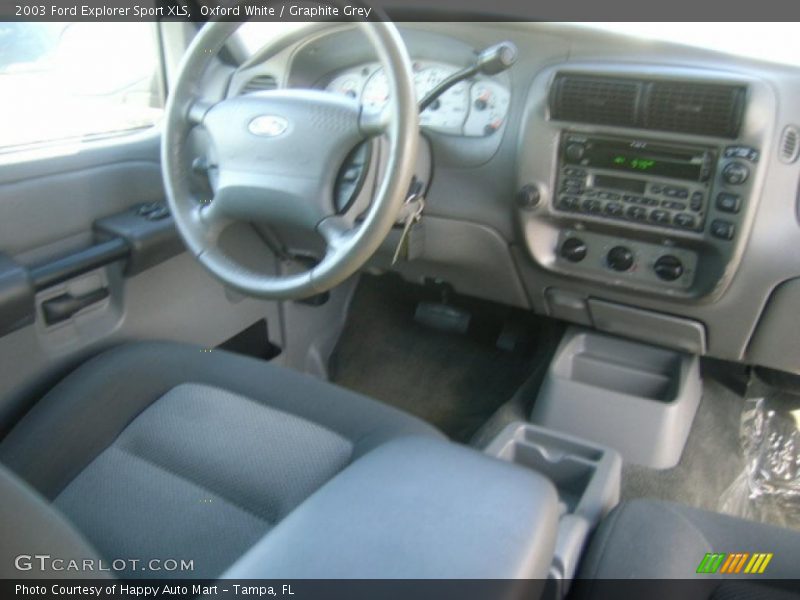 Oxford White / Graphite Grey 2003 Ford Explorer Sport XLS