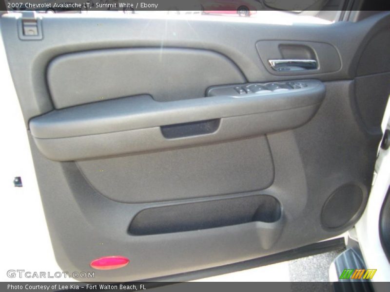 Summit White / Ebony 2007 Chevrolet Avalanche LT