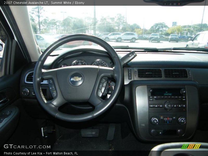 Summit White / Ebony 2007 Chevrolet Avalanche LT