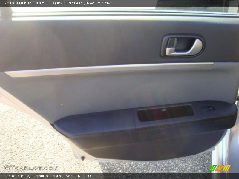 Quick Silver Pearl / Medium Gray 2010 Mitsubishi Galant FE