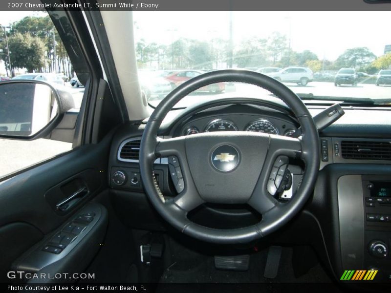 Summit White / Ebony 2007 Chevrolet Avalanche LT
