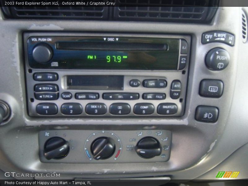 Oxford White / Graphite Grey 2003 Ford Explorer Sport XLS