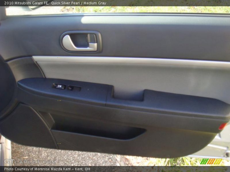 Quick Silver Pearl / Medium Gray 2010 Mitsubishi Galant FE