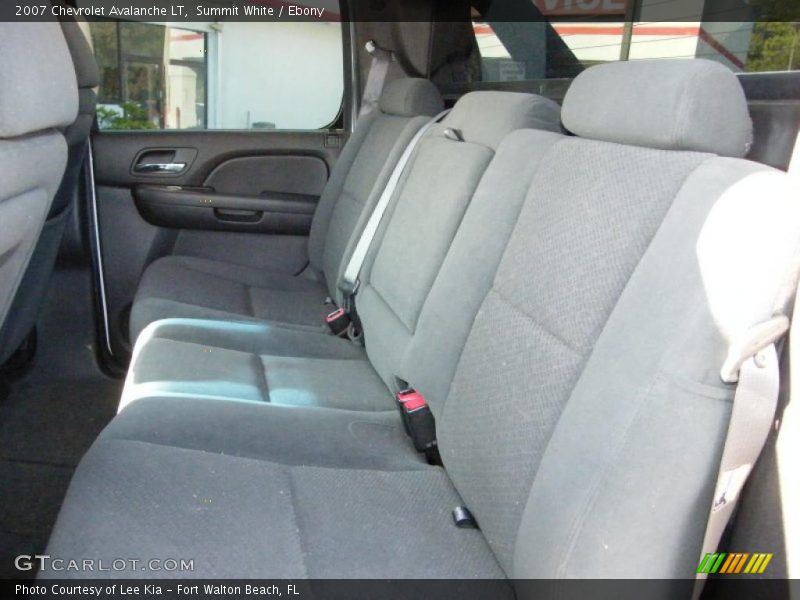 Summit White / Ebony 2007 Chevrolet Avalanche LT