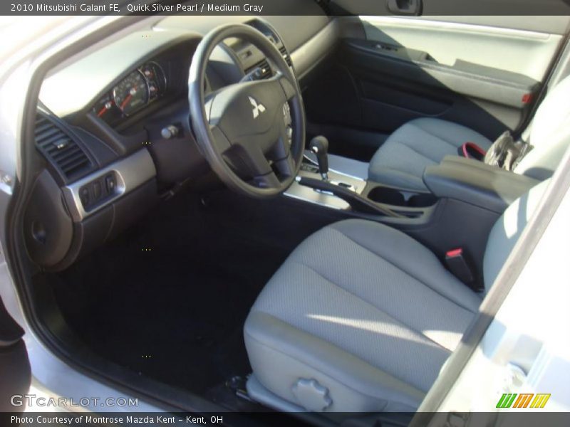 Quick Silver Pearl / Medium Gray 2010 Mitsubishi Galant FE