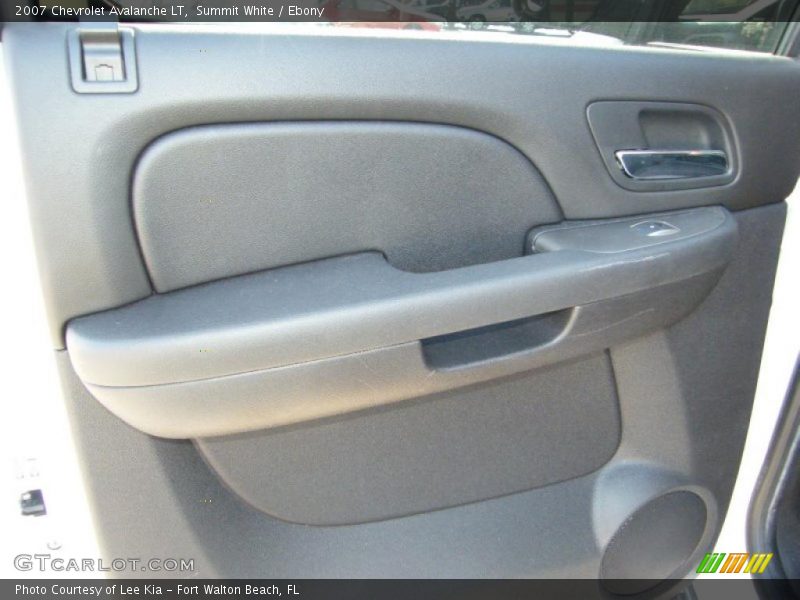Summit White / Ebony 2007 Chevrolet Avalanche LT