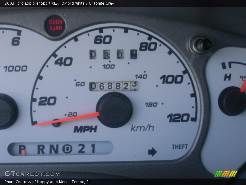 Oxford White / Graphite Grey 2003 Ford Explorer Sport XLS